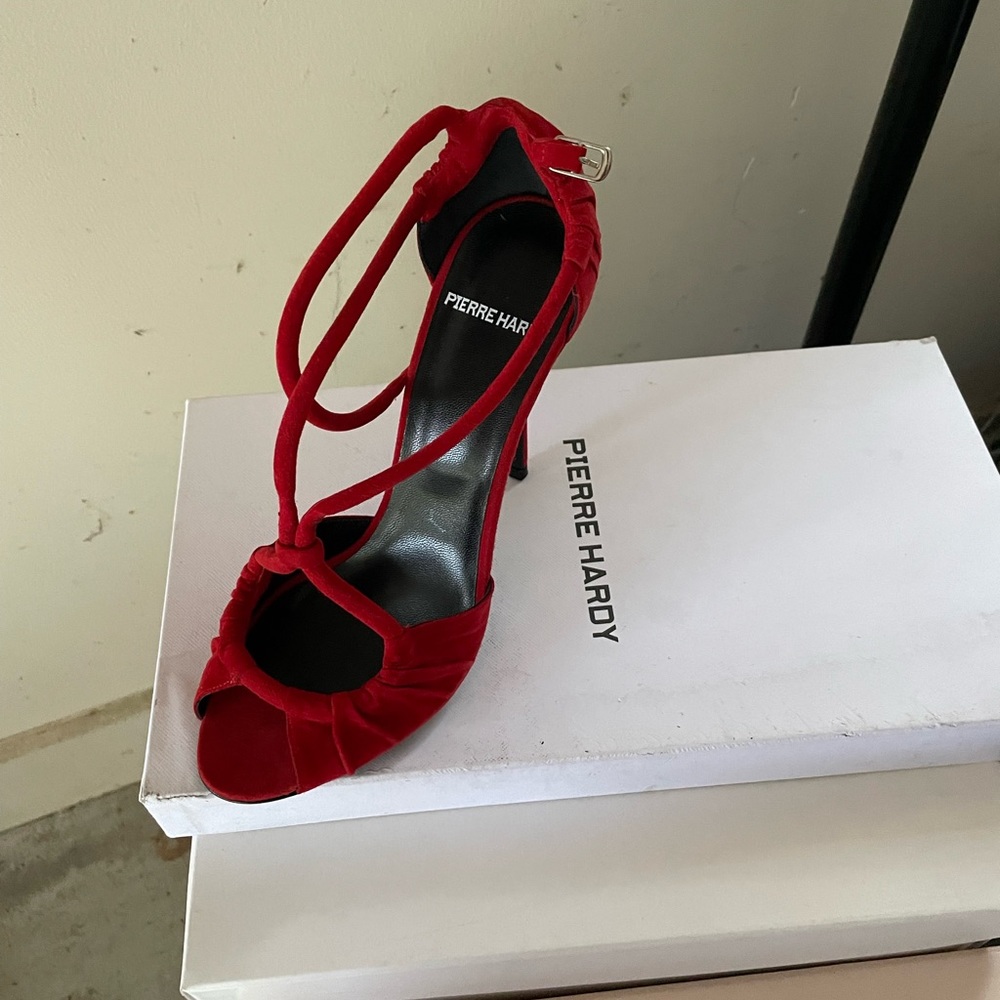 Pierre Hardy Suede Sandals NWT box included